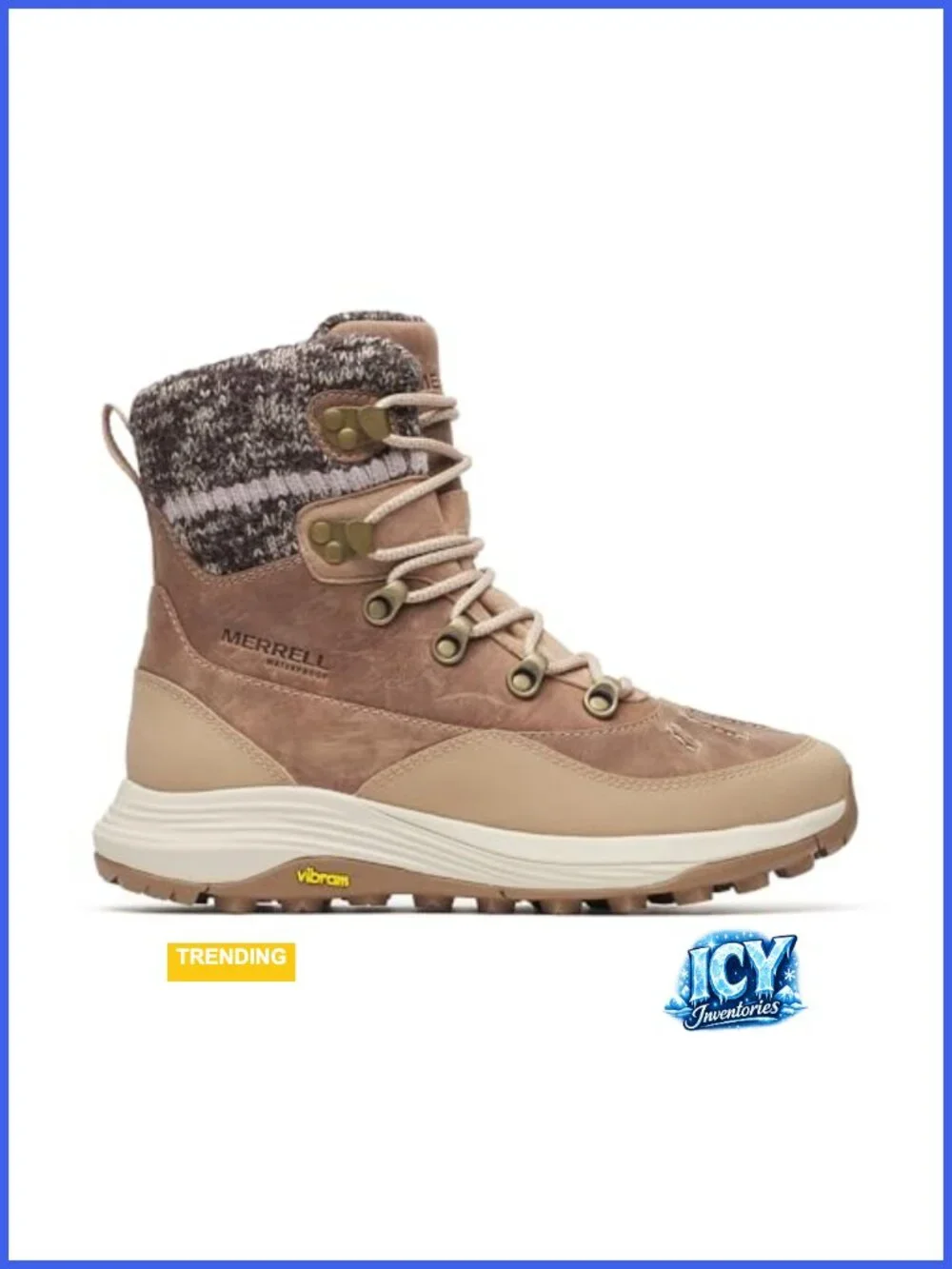 Waterproof Leather Snow Boots with YKK Zipper